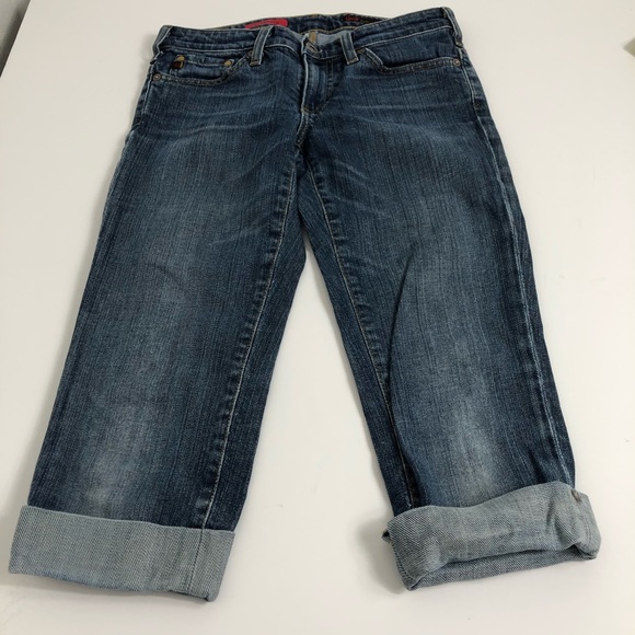 AG Adriano Goldshmied The Liberty Cuffed Crop 26 - Picture 2 of 7